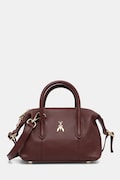 Patrizia Pepe torebka crossbody damska skórzana bordowa 8B0010.L162