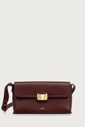 A.P.C. crossbody kabelka dámska kožená sac simone small burgundská PXBVG.F67054