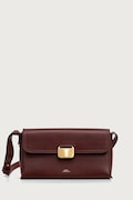 A.P.C. crossbody kabelka dámska kožená sac simone small burgundská PXBVG.F67054