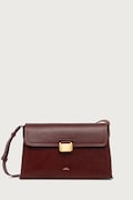 A.P.C. geantă poștaș pentru femei din piele sac simone burgundia PXBVG.F67050