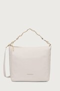 Valentino Bags torebka crossbody damska z imitacji skóry LENA beżowa VBSACG07