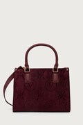 Valentino Bags torebka crossbody damska SAMBA VELVET bordowa VBSACX04