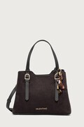 Valentino Bags torebka crossbody damska z imitacji zamszu WINNIE WINTER zielona VBSABH01