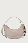 Valentino Bags torebka crossbody damska z imitacji zamszu WINNIE WINTER beżowa VBSABH13