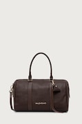 Valentino Bags torebka kuferek damska z imitacji skóry MAURY brązowa VBSADF23