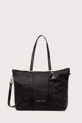 Valentino Bags torebka shopper damska z imitacji skóry MAURY czarna VBSADF01