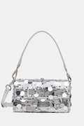 Valentino Bags torebka crossbody damska SLEET srebrna VBSA6R09