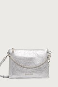 Valentino Bags torebka crossbody damska z imitacji skóry LUMI srebrna VBSA6U13NPK