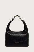 Valentino Bags torebka hobo damska z imitacji skóry CRYSTELLE czarna VBSA5Q07