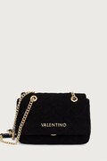 Valentino Bags torebka crossbody damska z imitacji zamszu OCARINA SUEDE czarna VBSA9B05
