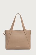 Valentino Bags torebka shopper damska z imitacji skóry THAOE RE beżowa VBSA5M02