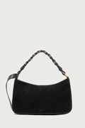 Twinset borsa da donna in camoscio nera 999TD7013