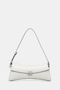 Karl Lagerfeld baguette γυναικεία δερμάτινη K/AUTOGRAPH λευκή B3W30267