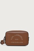 Karl Lagerfeld crossbody kabelka dámská kožená hnědá B3W30088