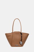 Karl Lagerfeld tote torba za žene od imitacije kože IKON smeđa B3W30116