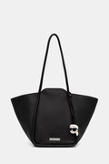 Karl Lagerfeld tote torba za žene od imitacije kože IKON crna B3W30116