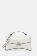 Karl Lagerfeld crossbody kabelka dámska kožená K/AUTOGRAPH biela B3W30270