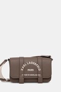 Karl Lagerfeld torebka crossbody damska z imitacji skóry K/RSG brązowa B3W30342