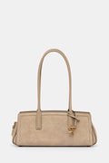 MICHAEL Michael Kors torebka bagietka damska zamszowa LAILA beżowa 30T6A9IT0S