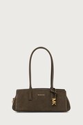 MICHAEL Michael Kors baguette táska női velúrbőr LAILA zöld 30T6A9IT0S