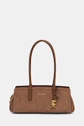 MICHAEL Michael Kors torebka bagietka damska zamszowa LAILA brązowa 30T6A9IT0S