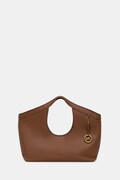 MICHAEL Michael Kors torebka shopper damska skórzana Haddie brązowa 30T6AX6T3L