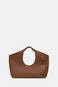 MICHAEL Michael Kors torebka shopper damska skórzana Haddie brązowa 30T6AX6T3L