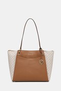 MICHAEL Michael Kors torebka shopper damska z imitacji skóry May beżowa 30T6GX5T7B