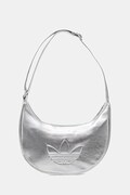 adidas Originals τσάντα hobo γυναικεία από απομίμηση δέρματος Adicolor ασημί KR1562