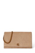 Lauren Ralph Lauren torebka crossbody damska zamszowa beżowa 432P15691