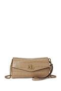 Lauren Ralph Lauren torebka crossbody damska skórzana beżowa 432P15659