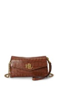 Lauren Ralph Lauren torebka crossbody damska skórzana brązowa 432P15659