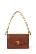 Lauren Ralph Lauren kopertówka damska skórzana brązowa 432P11755
