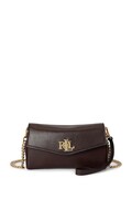 Lauren Ralph Lauren torebka crossbody damska skórzana brązowa 432P11743