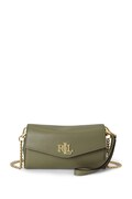 Lauren Ralph Lauren torebka crossbody damska skórzana zielona 432P11743