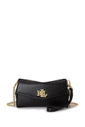 Lauren Ralph Lauren torebka crossbody damska skórzana czarna 432P11743