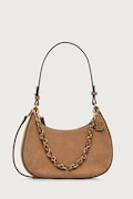 Lauren Ralph Lauren torebka crossbody damska zamszowa brązowa 431P15639