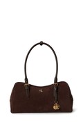 Lauren Ralph Lauren torebka bagietka damska zamszowa brązowa 431P15643