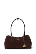Lauren Ralph Lauren torebka bagietka damska zamszowa brązowa 431P15643
