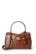 Lauren Ralph Lauren torebka crossbody damska skórzana brązowa 431P15617