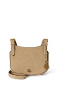 Lauren Ralph Lauren torebka crossbody damska zamszowa beżowa 431P15642