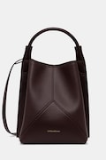 Victoria Beckham borsa da donna in pelle Victoria granata B326AAC007564A