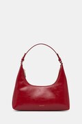 Calvin Klein torebka crossbody damska z imitacji skóry bordowa LV04F3737G