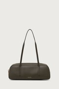 Calvin Klein torebka bagietka damska z imitacji skóry zielona LV04F3636G