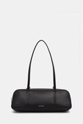Calvin Klein torebka bagietka damska z imitacji skóry czarna LV04F3636G