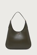 Calvin Klein torebka hobo damska z imitacji skóry zielona LV04F3522G