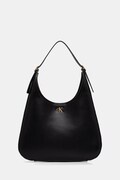 Calvin Klein torebka hobo damska z imitacji skóry czarna LV04F3522G