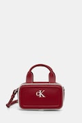 Calvin Klein torebka crossbody damska z imitacji skóry czerwona LV04F1257G