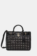 Tommy Hilfiger μικρή τσάντα γυναικεία δερμάτινη μαύρη AW0AW18734