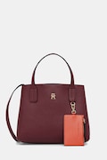Tommy Hilfiger torebka crossbody damska z imitacji skóry bordowa AW0AW18722